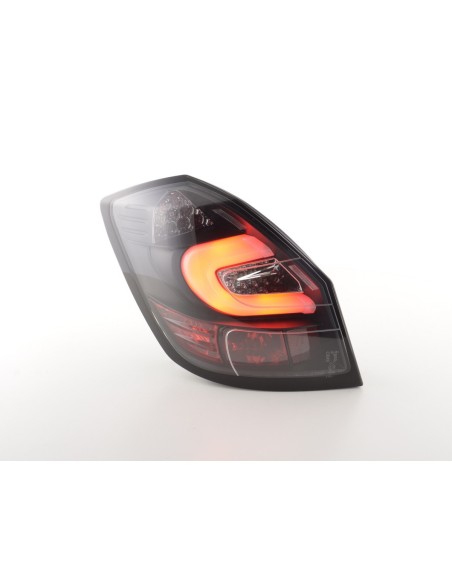 Fanali posteriori a LED set Skoda Fabia 5 porte dal 2007 nero