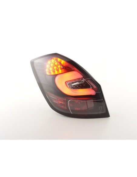 Fanali posteriori a LED set Skoda Fabia 5 porte dal 2007 nero