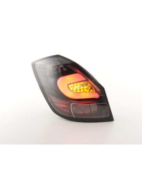 Fanali posteriori a LED set Skoda Fabia 5 porte dal 2007 nero