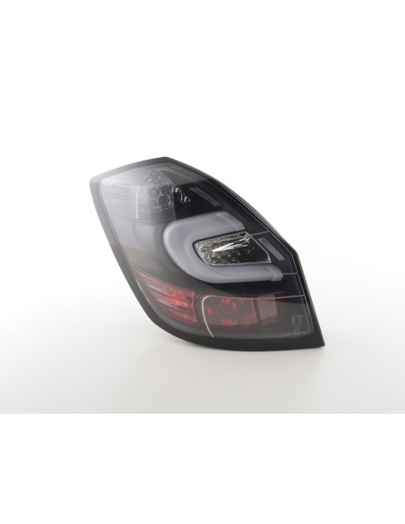 Fanali posteriori a LED set Skoda Fabia 5 porte dal 2007 nero