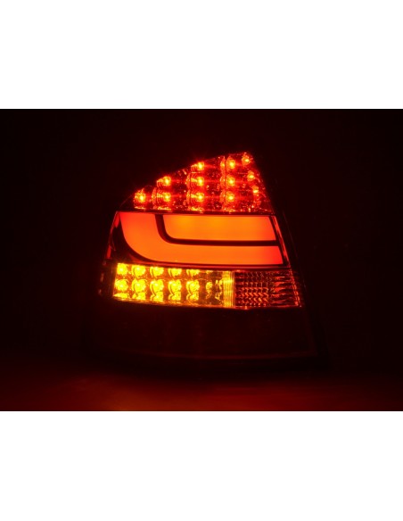 Fanali posteriori a LED set Skoda Octavia 1Z Limo 05-12 rosso / trasparente