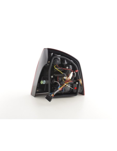 Fanali posteriori a LED set Skoda Octavia 1Z Limo 05-12 rosso / trasparente