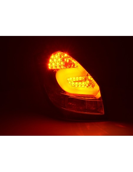 Fanali posteriori a LED set Skoda Fabia 5J 5 porte. 07-10 cromato