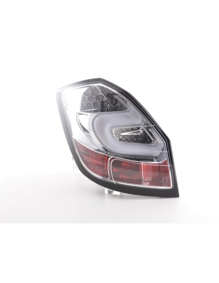 Fanali posteriori a LED set Skoda Fabia 5J 5 porte. 07-10 cromato