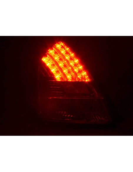 Fanali posteriori a LED set Suzuki Swift 04-10 cromo