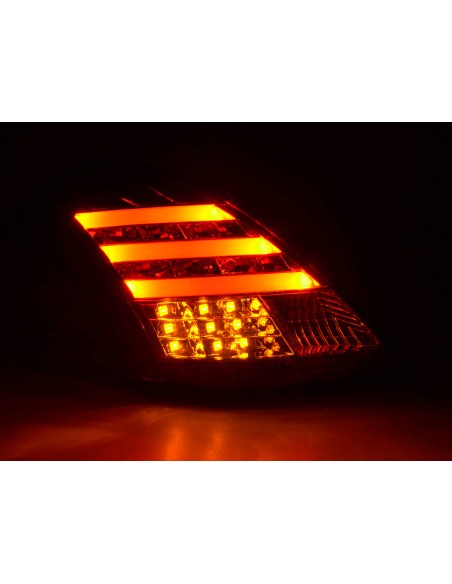 Fanali posteriori LED Suzuki Swift 2011- rosso / trasparente