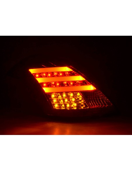 Fanali posteriori LED Suzuki Swift 2011- rosso / trasparente