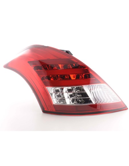 Fanali posteriori LED Suzuki Swift 2011- rosso / trasparente
