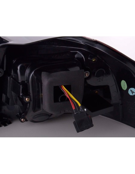 Fanali posteriori a LED set VW Golf 6 tipo 1K 2008-2012 rosso / trasparente