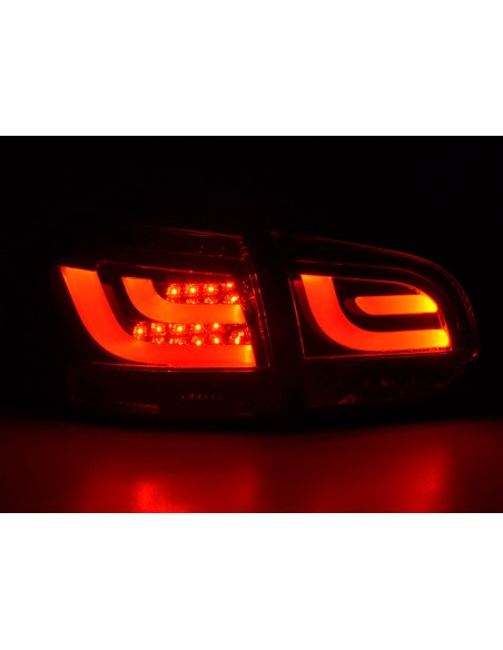 Fanali posteriori a LED set VW Golf 6 tipo 1K 2008-2012 rosso / nero