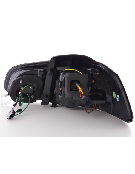 Fanali posteriori a LED set VW Golf 6 tipo 1K dal 2008 al 2012 neri con indicatori LED