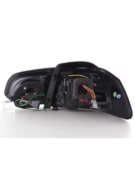 Fanali posteriori a LED set VW Golf 6 tipo 1K dal 2008 al 2012 rosso / nero con indicatori LED