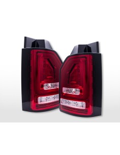 Set di luci posteriori a LED BMW Serie 3 E46 Coupé 03-07 rosso / trasparente 2