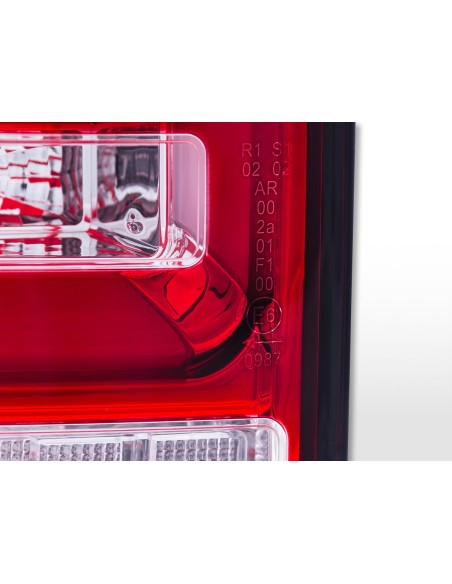 Set di luci posteriori a LED BMW Serie 3 E46 Coupé 03-07 rosso / trasparente