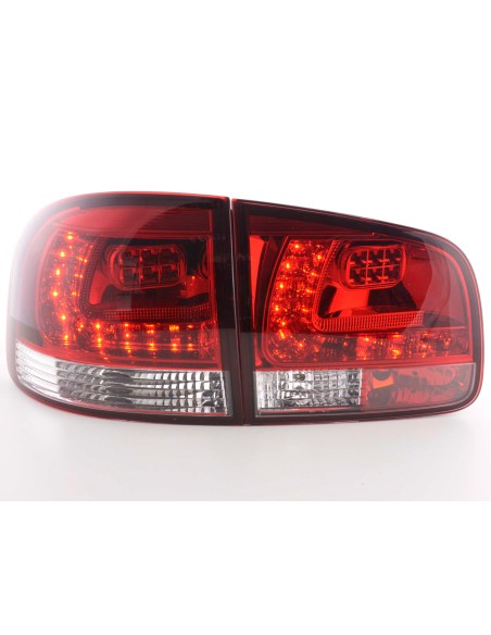 Set di luci posteriori a LED VW Touareg tipo 7L 03-09 rosso / trasparente