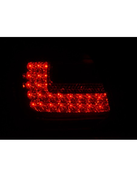 Set di luci posteriori a LED VW Polo 6R del 2009 trasparente / rosso