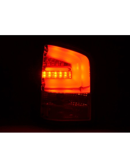 Fanali posteriori a LED set VW T5 03-10 rosso / trasparente