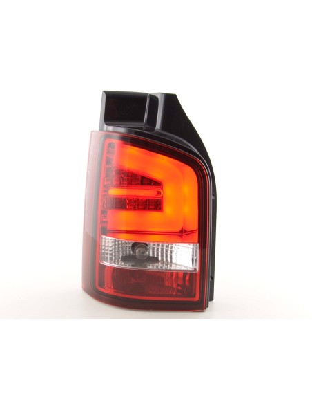 Fanali posteriori a LED set VW T5 2010- rosso / trasparente