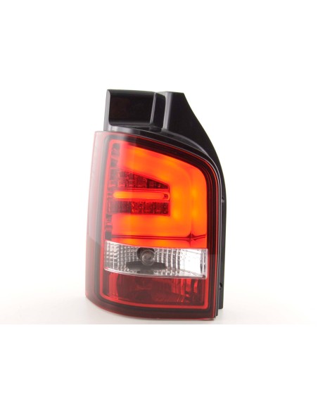 Fanali posteriori a LED set VW T5 2010- rosso / trasparente
