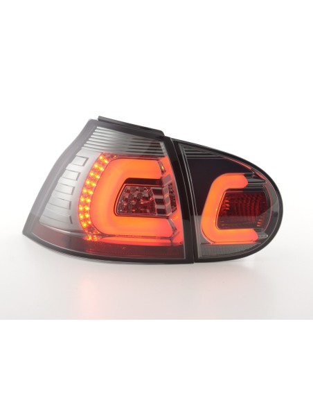 Fanali posteriori a LED set VW Golf 5 03-08 nero