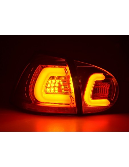Fanali posteriori a LED set VW Golf 5 03-08 cromato