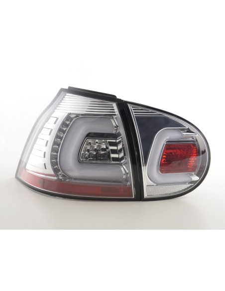 Fanali posteriori a LED set VW Golf 5 03-08 cromato