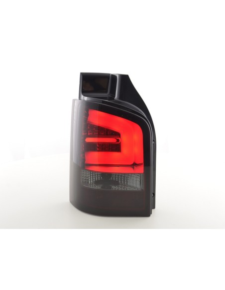 Set di luci posteriori a LED VW Bus T5 03-10 rosso / nero