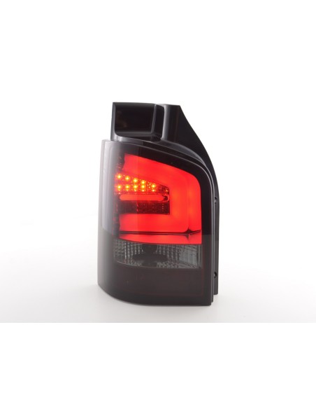 Set di luci posteriori a LED VW Bus T5 03-10 rosso / nero