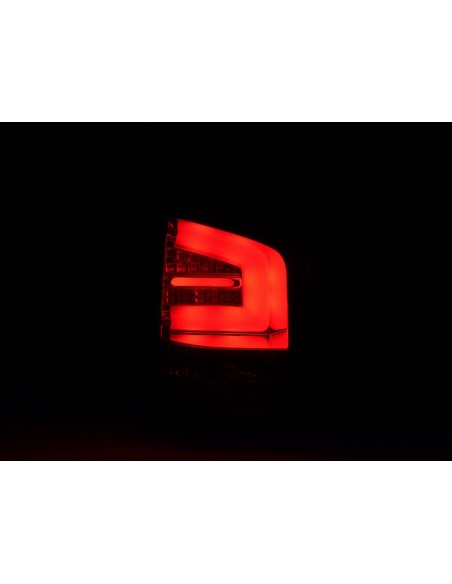 Set di luci posteriori a LED VW Bus T5 03-10 rosso / nero