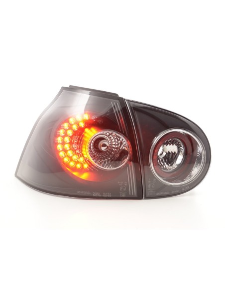 Fanali posteriori a LED set VW Golf 5 tipo 1K 2003-2008 nero per guida a destra