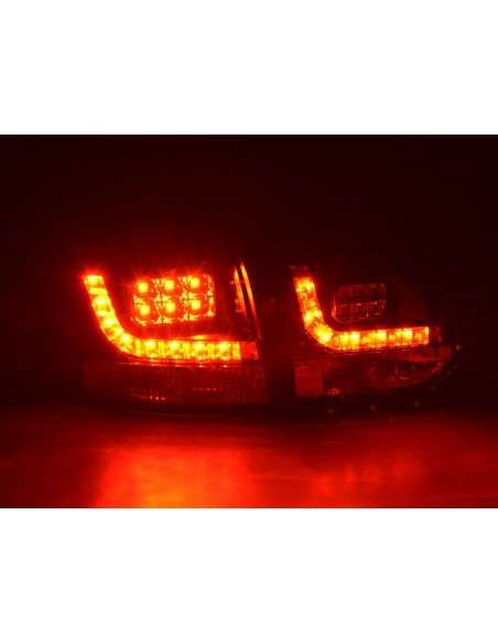 Fanali posteriori a LED set VW Golf 6 tipo 1K 2008-2012 nero per guida a destra