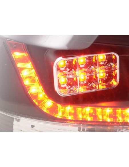 Fanali posteriori a LED set VW Golf 6 tipo 1K 2008-2012 nero per guida a destra