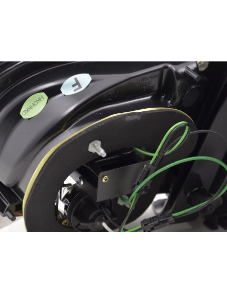 Fanali posteriori a LED set VW Golf 6 tipo 1K 2008-2012 nero per guida a destra