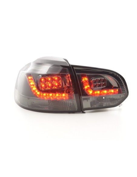 Fanali posteriori a LED set VW Golf 6 tipo 1K 2008-2012 nero per guida a destra