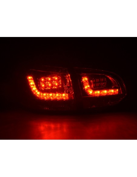 Fanali posteriori a LED set VW Golf 6 tipo 1K 2008-2012 nero per guida a destra