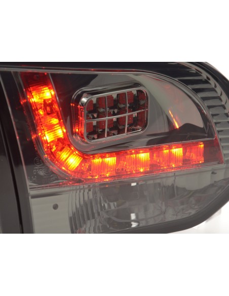 Fanali posteriori a LED set VW Golf 6 tipo 1K 2008-2012 nero per guida a destra