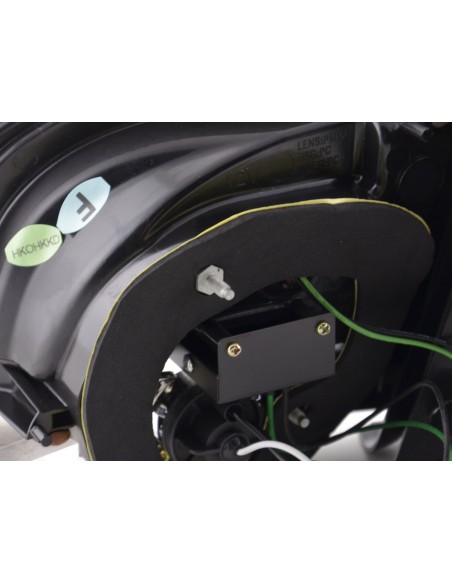 Fanali posteriori a LED set VW Golf 6 tipo 1K 2008-2012 nero con indicatori LED per guida a destra