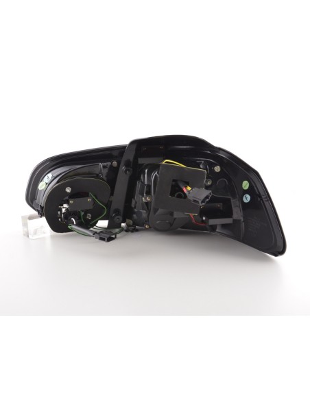 Set fanali posteriori a LED VW Golf 6 tipo 1K 2008-2012 rosso / nero con indicatori LED per guida a destra
