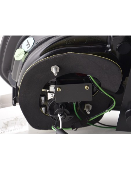 Set fanali posteriori a LED VW Golf 6 tipo 1K 2008-2012 rosso / nero con indicatori LED per guida a destra