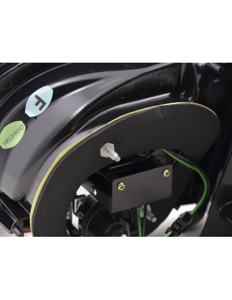 Fanali posteriori a LED set VW Golf 6 tipo 1K 2008-2012 nero con indicatori LED per guida a destra