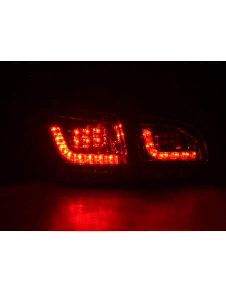 Fanali posteriori a LED set VW Golf 6 (1K) 08-13 rosso / nero