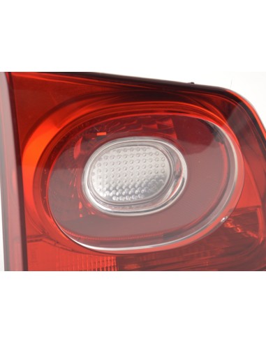 Ricambi fanale posteriore sinistro VW Tiguan (5N) 07-11 rosso / trasparente