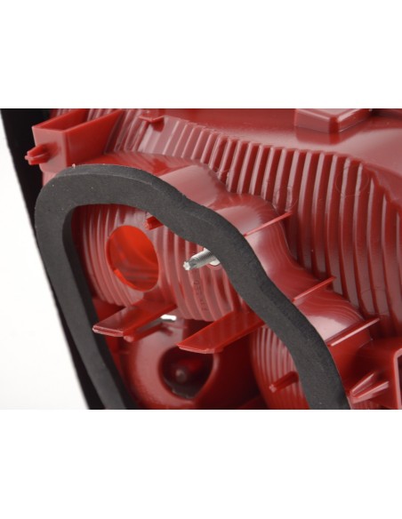 Parti di usura fanale posteriore destro VW Touran (1T) 11-14 rosso / trasparente