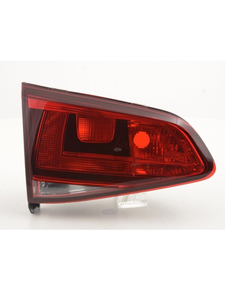 Parti di usura luce posteriore sinistra VW Golf 7 dal 2012 rosso / nero