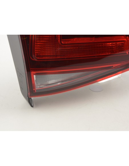 Parti di usura luce posteriore sinistra VW Golf 7 dal 2012 rosso / nero