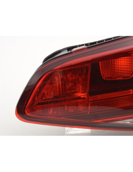 Parti di usura luce posteriore destra VW Golf 7 dal 2012 rosso / nero