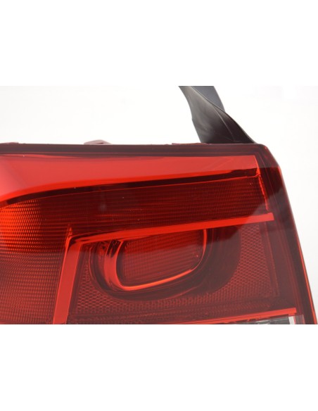 Ricambi fanale posteriore sinistro VW Passat 3C Sedan 2010- rosso / trasparente