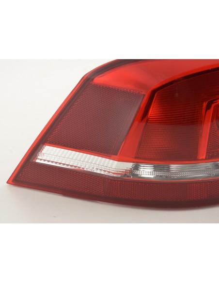 Ricambi fanale posteriore sinistro VW Passat 3C Sedan 2010- rosso / trasparente