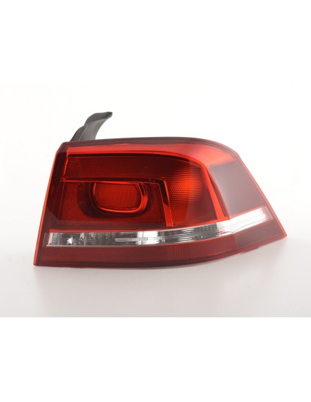 Parti di usura fanale posteriore destro VW Passat 3C Sedan 2010- rosso / trasparente