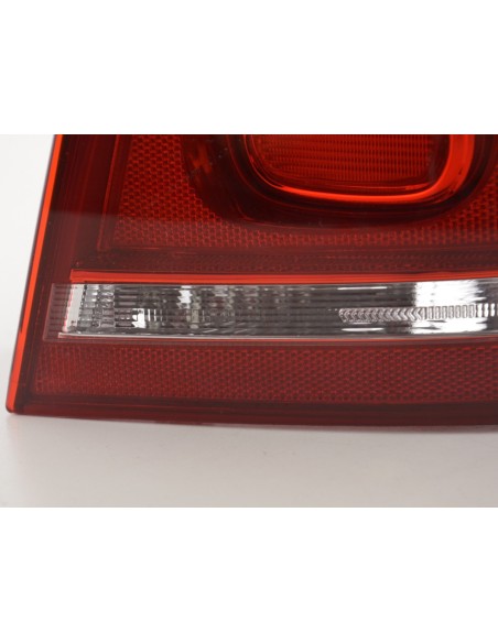 Parti di usura fanale posteriore destro VW Passat 3C Sedan 2010- rosso / trasparente